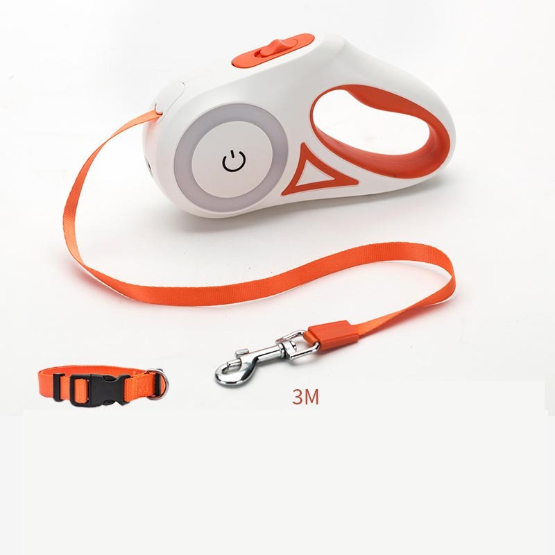 Retractable Dog Leash with Build-in Spotlight For Extra Safety - Daily Pawfection