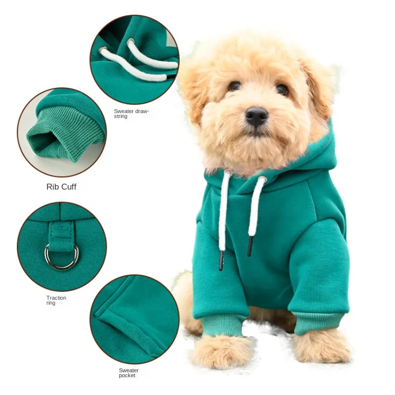 Cozy Dog Fleece Hoodie - Daily Pawfection