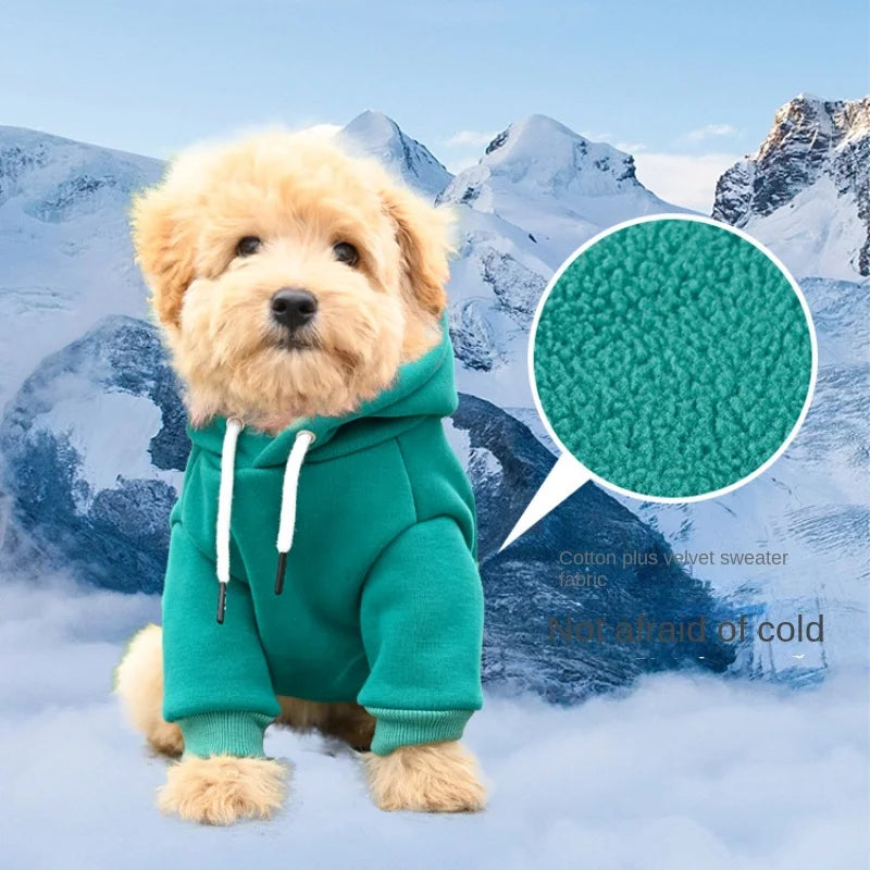 Cozy Dog Fleece Hoodie - Daily Pawfection