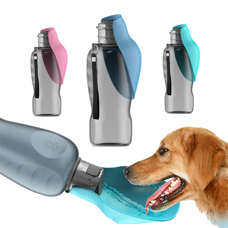 Portable Dog Drinking Bottle with Easy One-Hand Operation - Daily Pawfection